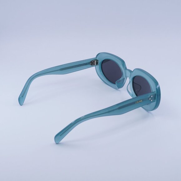 ?️ New Celine CL40276U 93N Sunglasses - Green Frame, Green Lenses